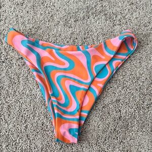 Aurelle Colorful Swirl Bikini Bottom